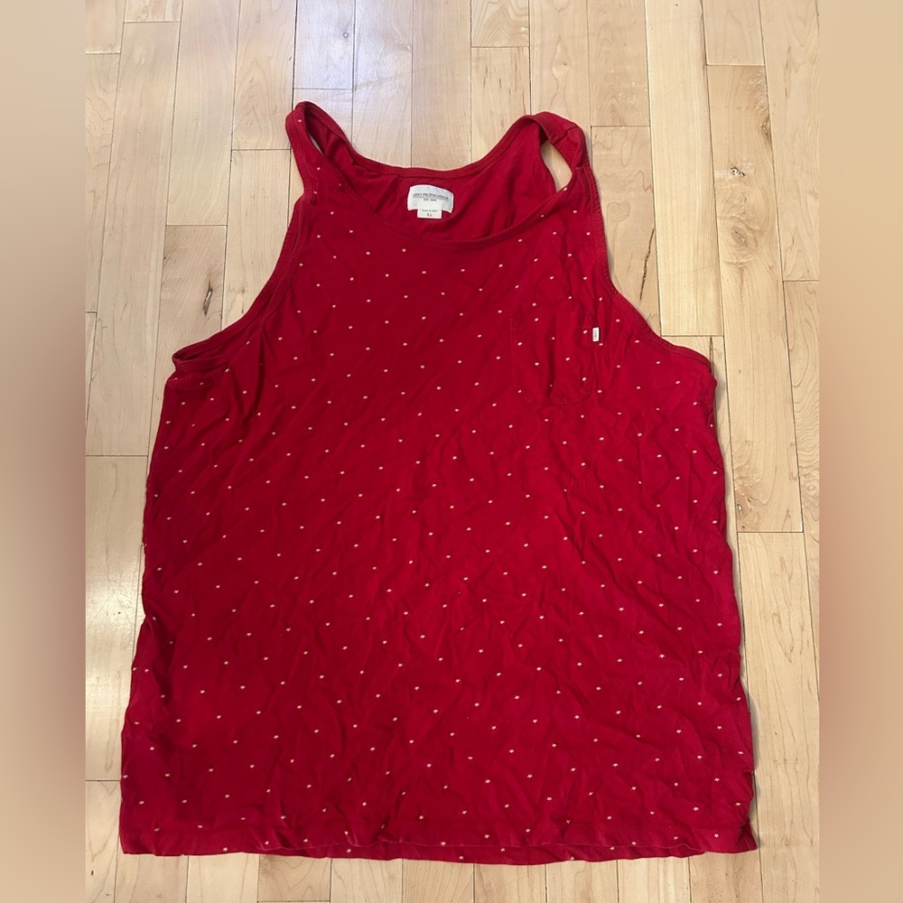 Obey Red Polka Dot Tank Top